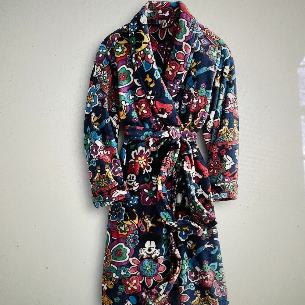 VERA BRADLEY DISNEY MICKEY MOUSE ROBE:NWT MICKEY AND FRIENDS PLAYFUL FLORAL L/XL